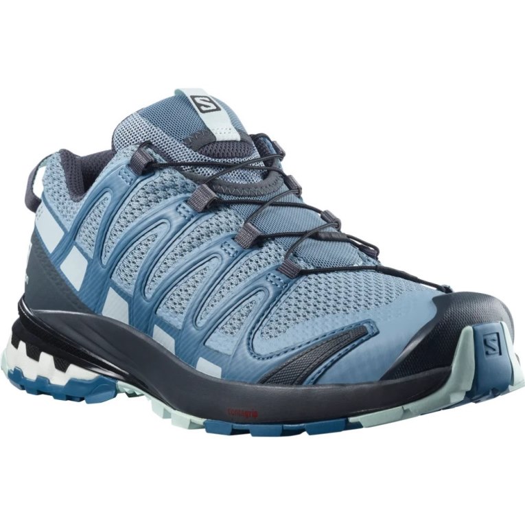 Sapatilhas Trail Running Salomon Xa Pro 3d V8 Feminino Azuis | PT V60518